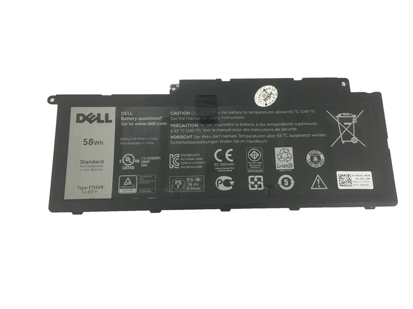 סוללה מקורית למחשב נייד Dell F7HVR סוללה מקורית למחשב נייד Dell F7HVR