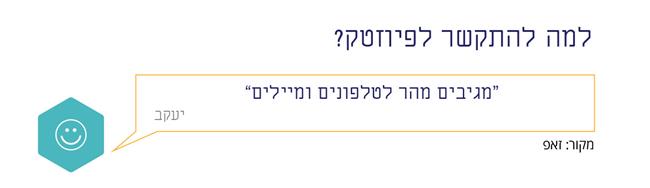 להתקשר לפיוזטק